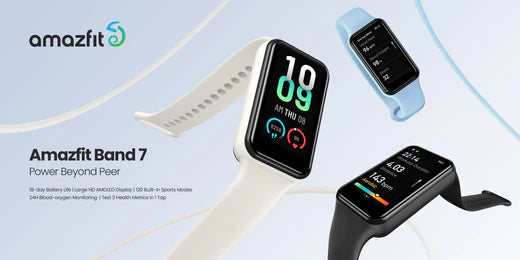 AMAZFIT WELCOMES A POWERFUL NEW MEMBER TO ITS SMART BAND COLLECTION, THE AMAZFIT BAND 7