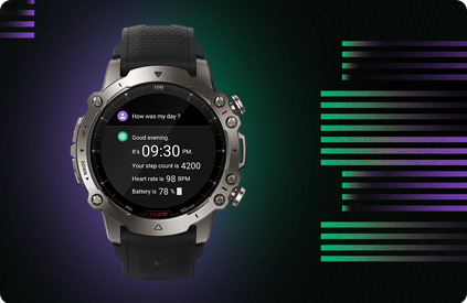 AMAZFIT CREATES THE WORLD'S FIRST CHATGPT-EMPOWERED WATCH FACE