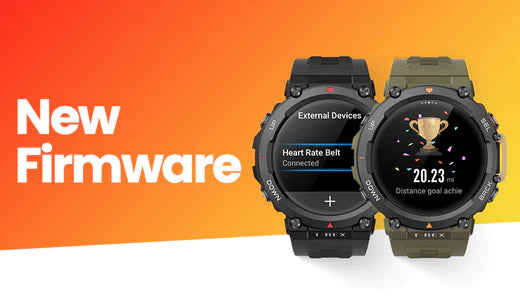 Amazfit T-Rex 2 firmware update - now supports heart rate belt and more!