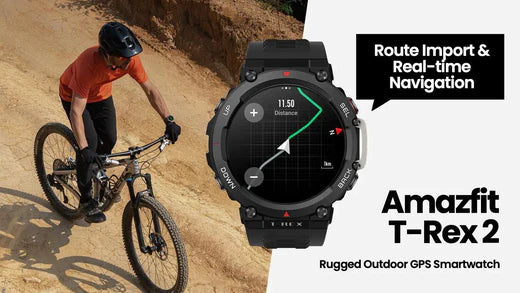 LATEST AMAZFIT T-REX 2 UPDATE INTRODUCES ROUTE IMPORT & REAL-TIME NAVIGATION, AND TRAINING TEMPLATES