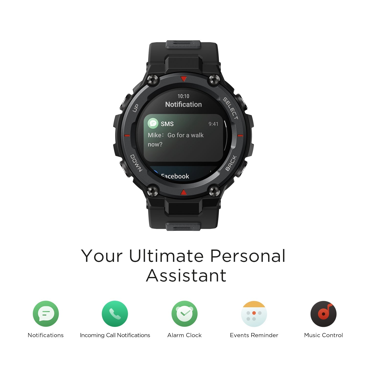 Amazfit T-Rex Pro 3,3 cm (1.3) AMOLED Digital 360 x 360 Pixeles